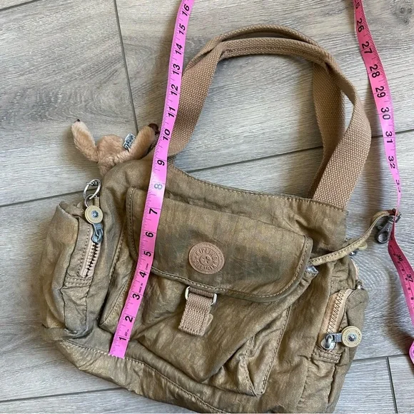 Kipling gold shoulder bag - Picture 3 of 6
